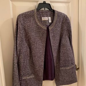 Alfred dunner lined dress jacket.